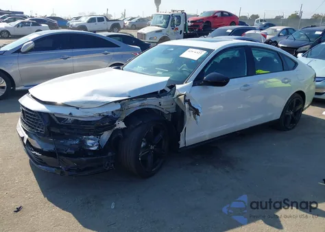 2025 Honda Accord Hybrid Sport-L из США, поврежденный, VIN 1HGCY2F78SA052836